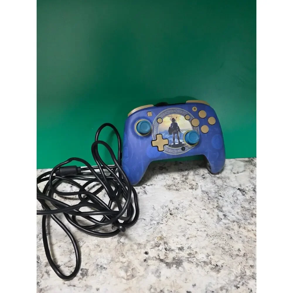 PDP Rematch Wired Controller for Nintendo Switch (Hyrule Blue)